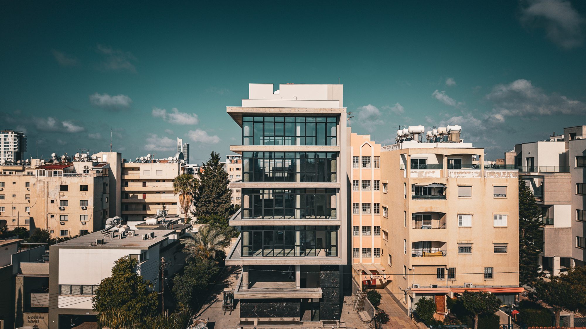 A standalone Limassol headquarters, 400 metres from the coast.