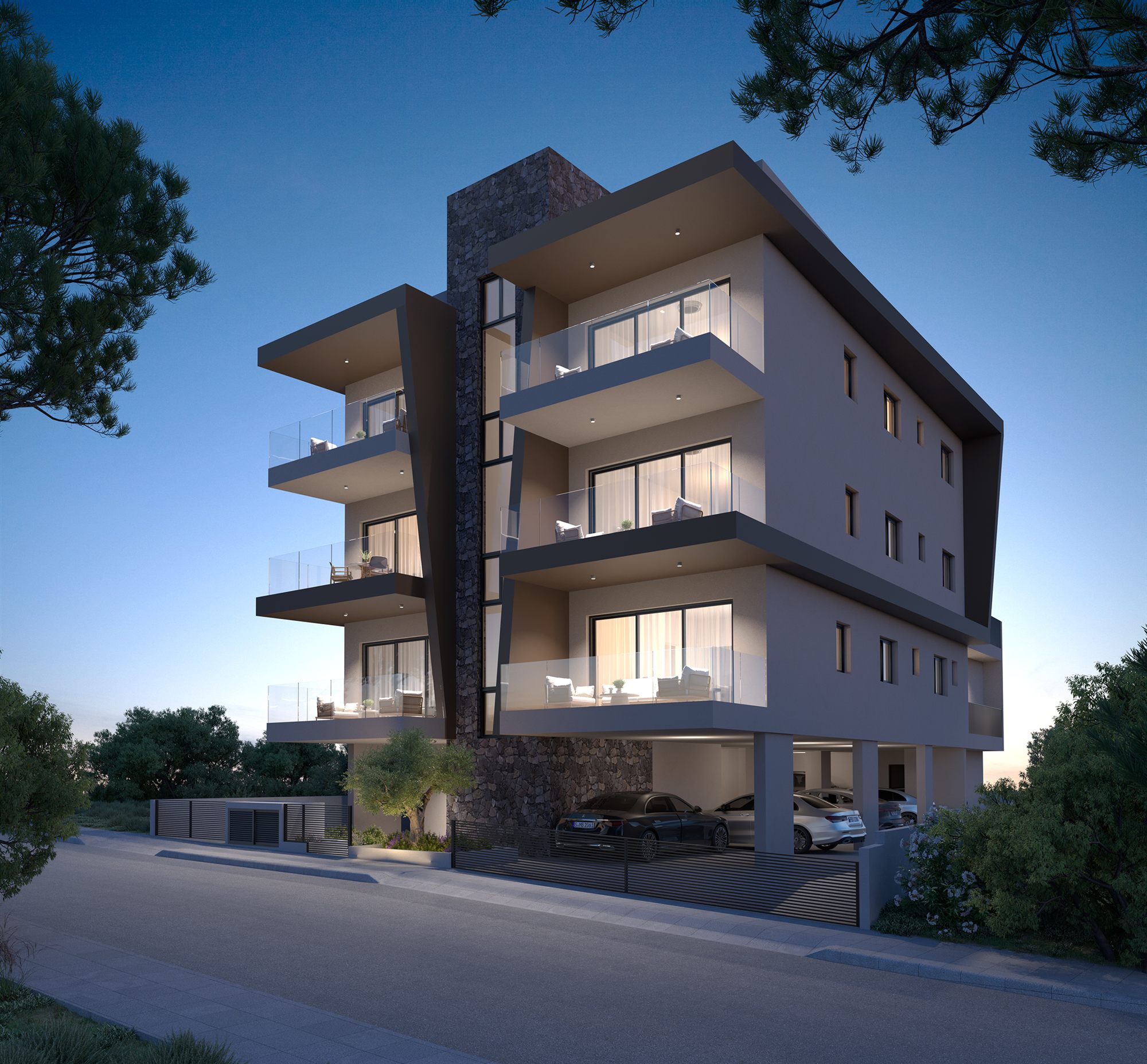 OLiO two-bedroom residences in Mesa Geitonia.