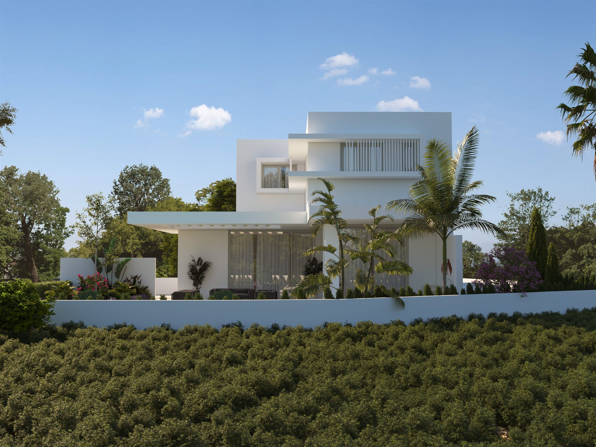 Private-pool villas near Limassol’s five-star coastline.